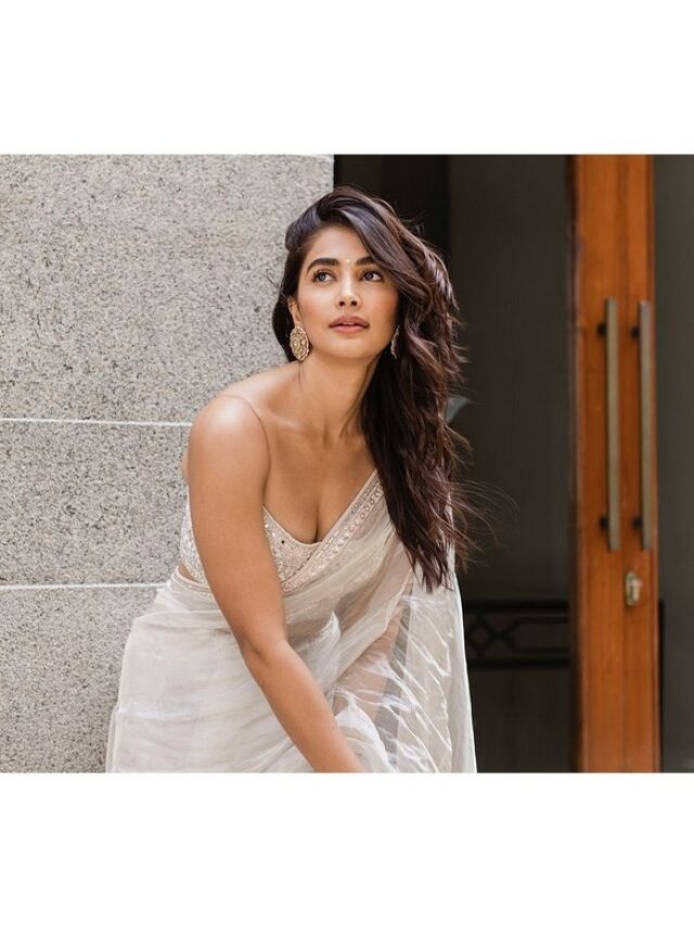 Pooja Hegde Stuns in Saree