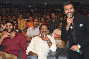 ‘సవ్యసాచి’ ఫంక్ష‌న్‌లో రౌడీదే హంగామా!