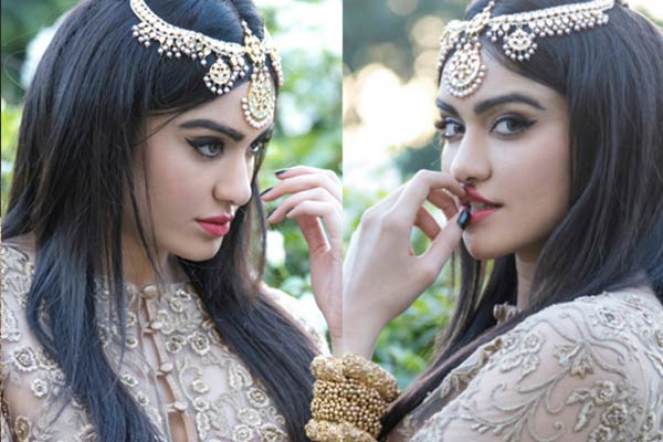 600px x 400px - Adah sharma as a sexy sultry modern bride on the cover of GnG magazine