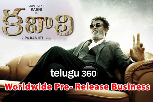 Kabali Worldwide Pre- Release Business, Kabali Pre- Release business, kabali Pre- Release area wise