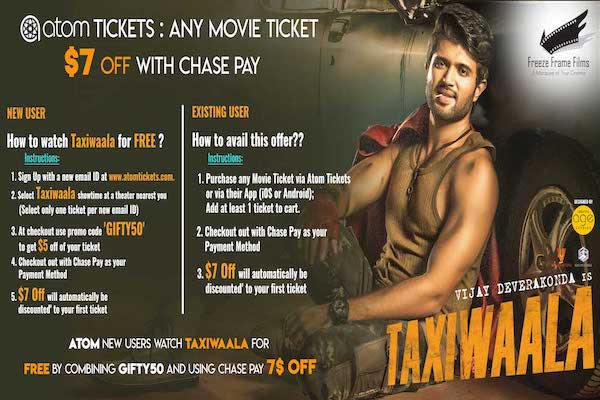 Taxiwaala AT&T Buy 1, Get 1 this Tuesday & Free ATOM Ticket offer!!