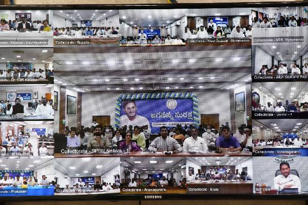 CM launches Jagananna Suraksha