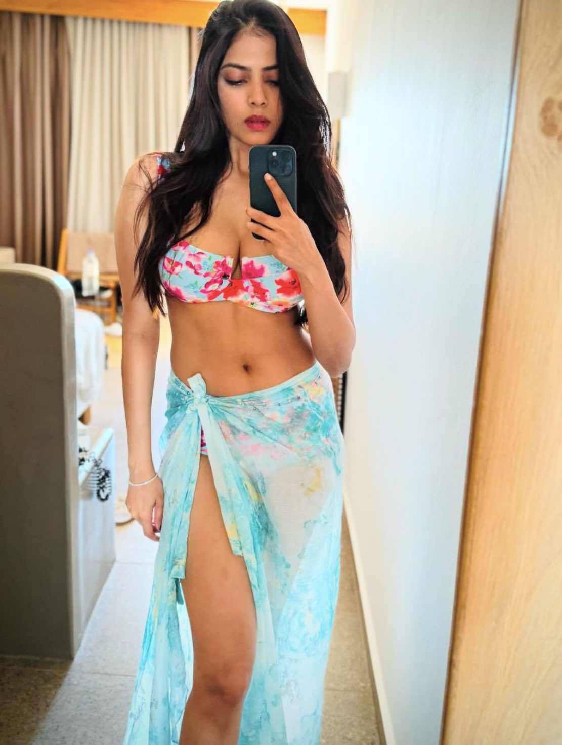 Pic Talk: Malavika Mohanan in a Floral Bikini