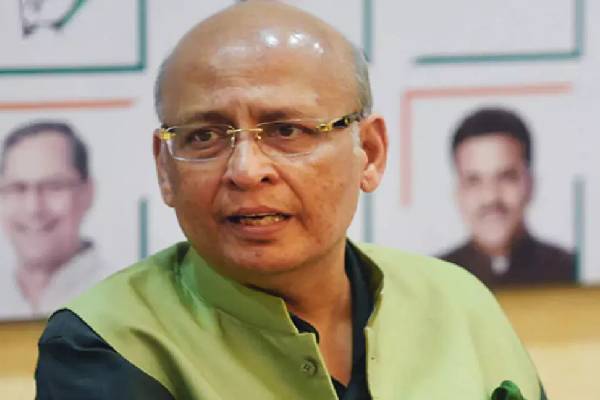 Abhishek Manu Singhvi to contest from Telangana