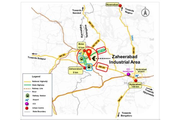 Zaheerabad Industrial Smart City to be developed with Rs 2,361 Cr