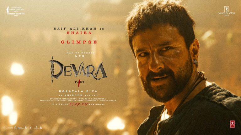 Saif Ali Khan glimpse from Devara: Bhaira in all his glory