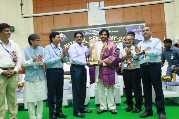 pawan kalyan visits isro on NationalSpaceDay