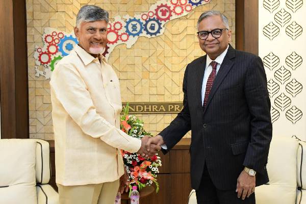 Tata Group chairman gets a warm reception from AP Government