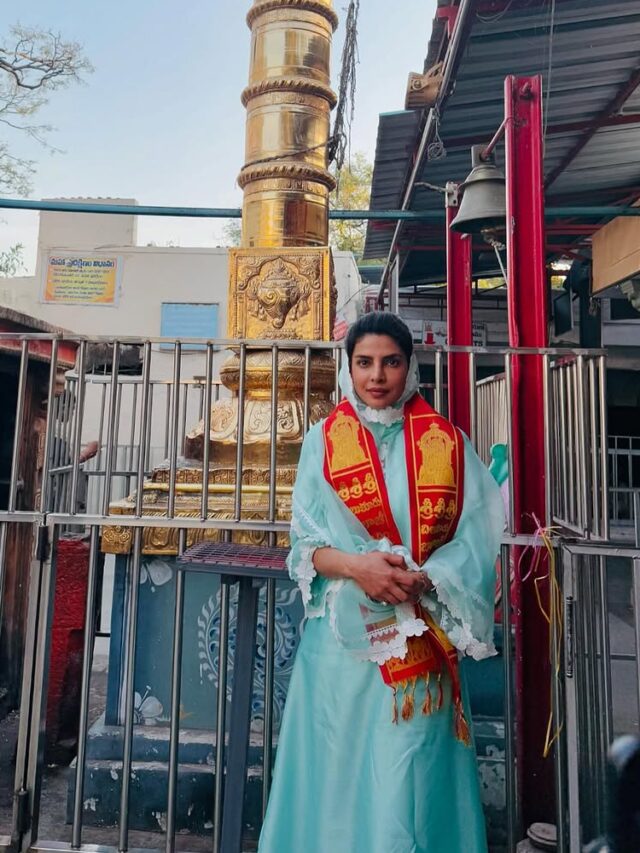 Priyanka Chopra Chilkur Balaji Temple